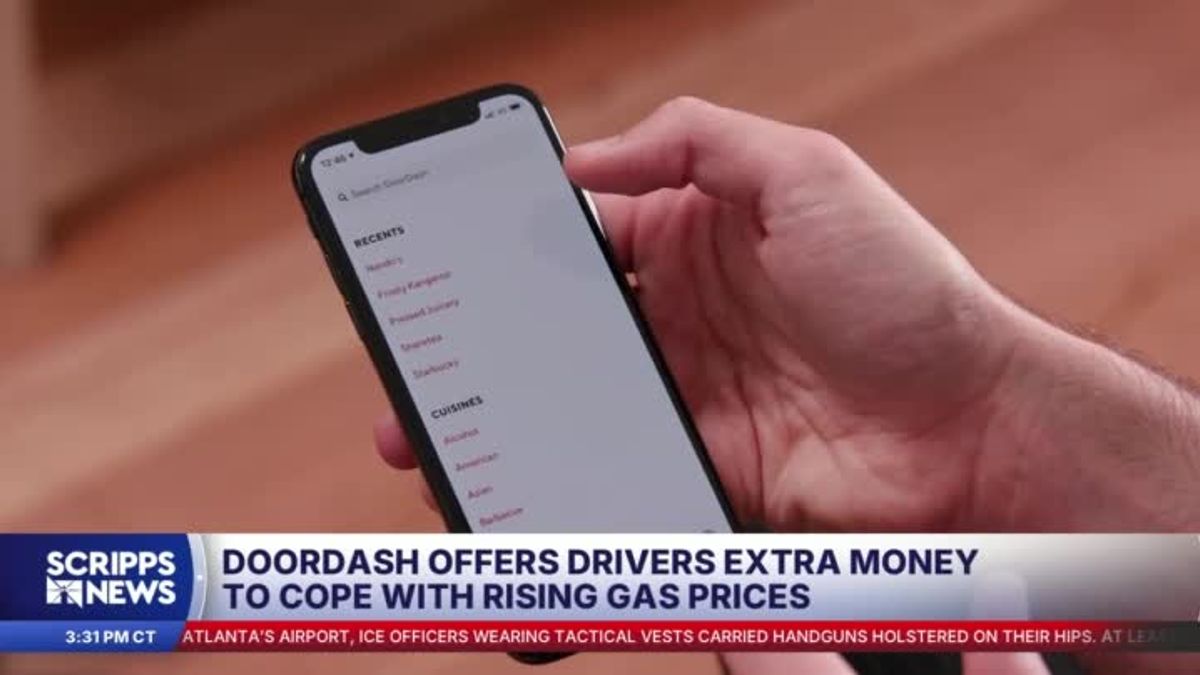 Doordash to subsidize fuel costs for delivery drivers as Iran war ...