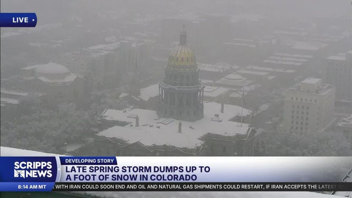 Late spring storm dumps up to a foot of snow in Denver | Haystack News