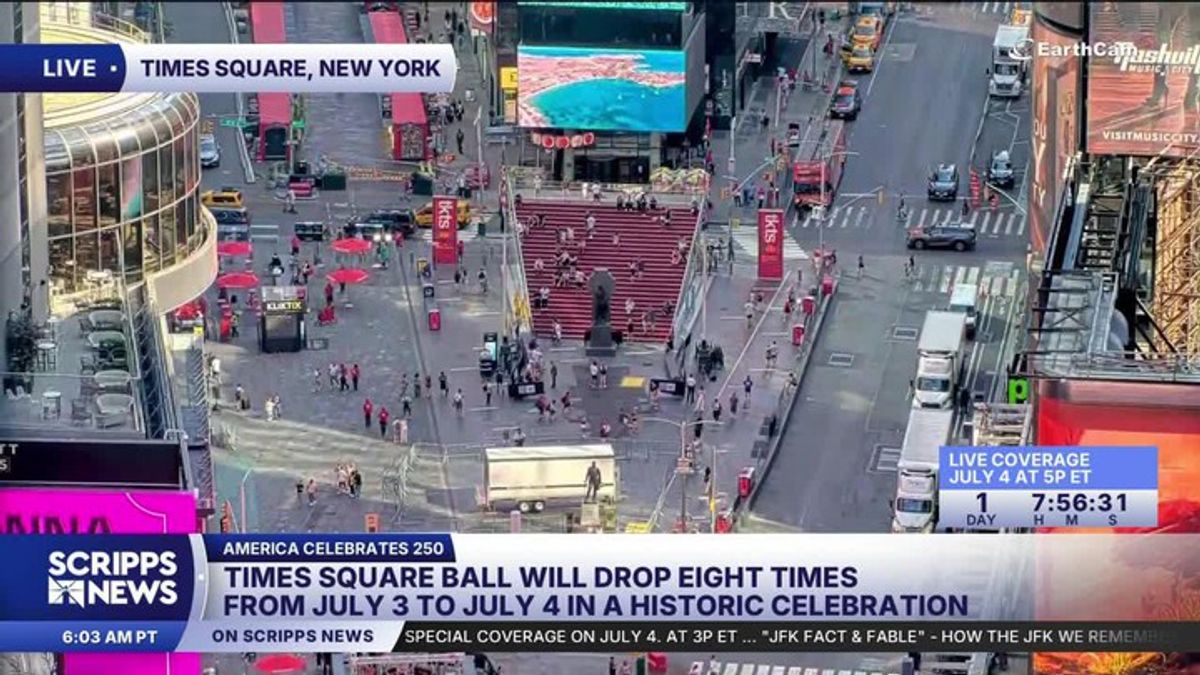 Times Square Ball will drop July 3 in historic celebration | Haystack News