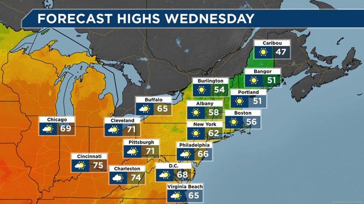Your weather forecast: Northeast Region | Haystack News