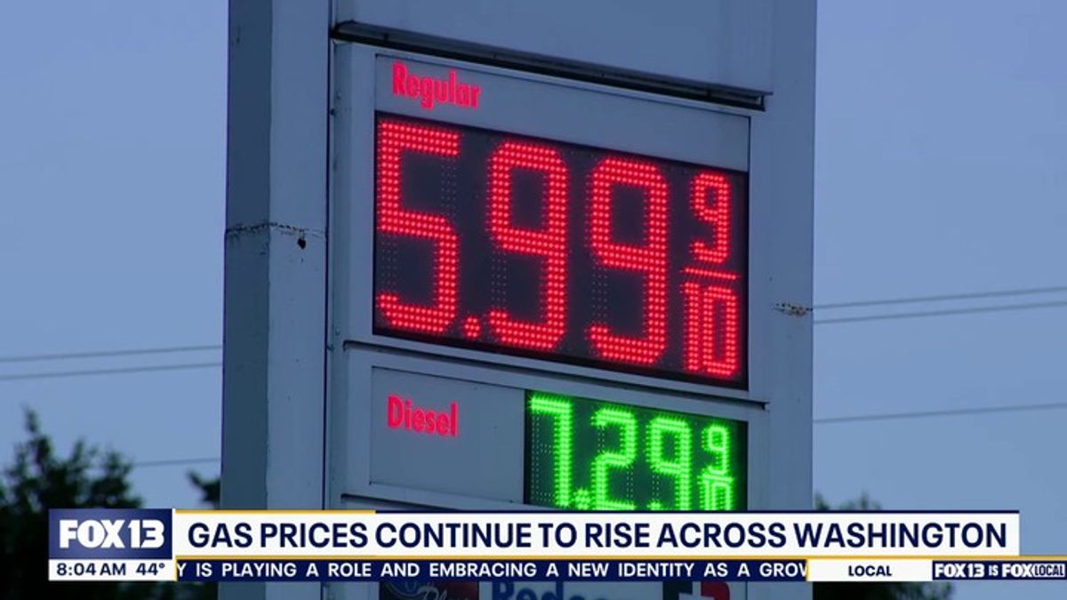 Gas prices rise across WA as Iran war continues | Haystack News
