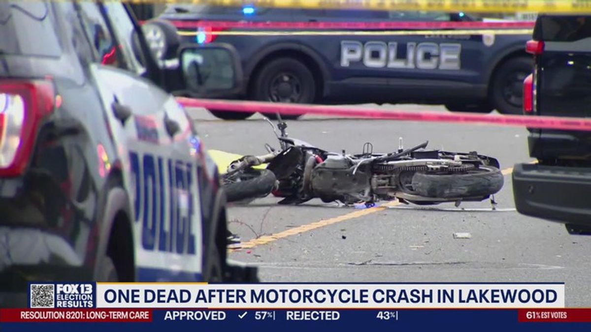 One dead after motorcycle crash in Lakewood, WA | Haystack News