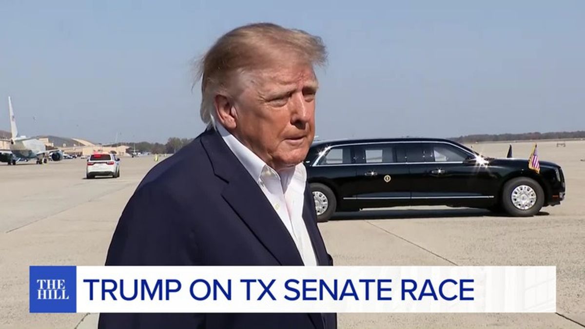 Trump comments on Texas Senate race a week before midterm elections ...