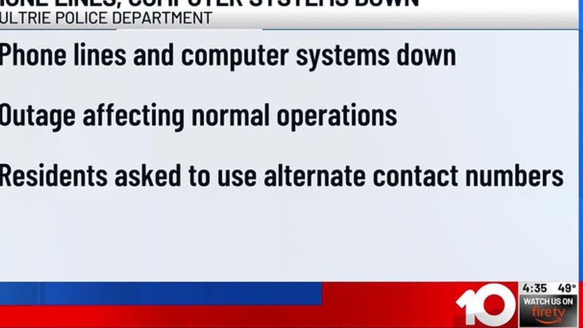 Phone lines, computer systems down at Moultrie Police Department ...