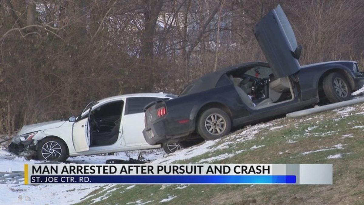 Speeding driver in custody after chase ends in crash | Haystack News