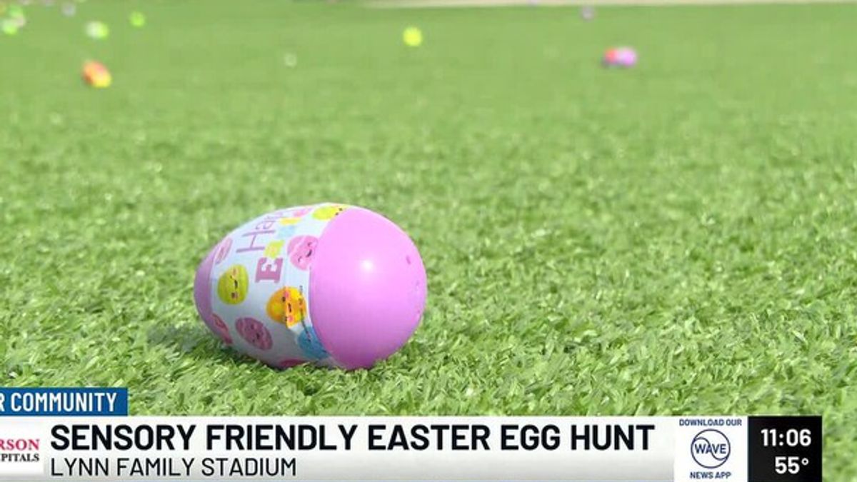 Lynn Family Stadium hosts sensory-friendly Easter egg hunt | Haystack News