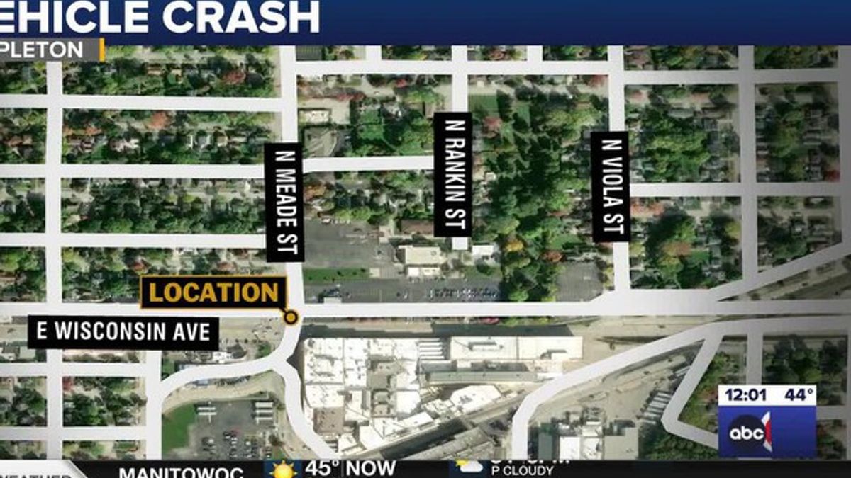 Wisconsin Avenue at Meade Street closed in Appleton after crash ...