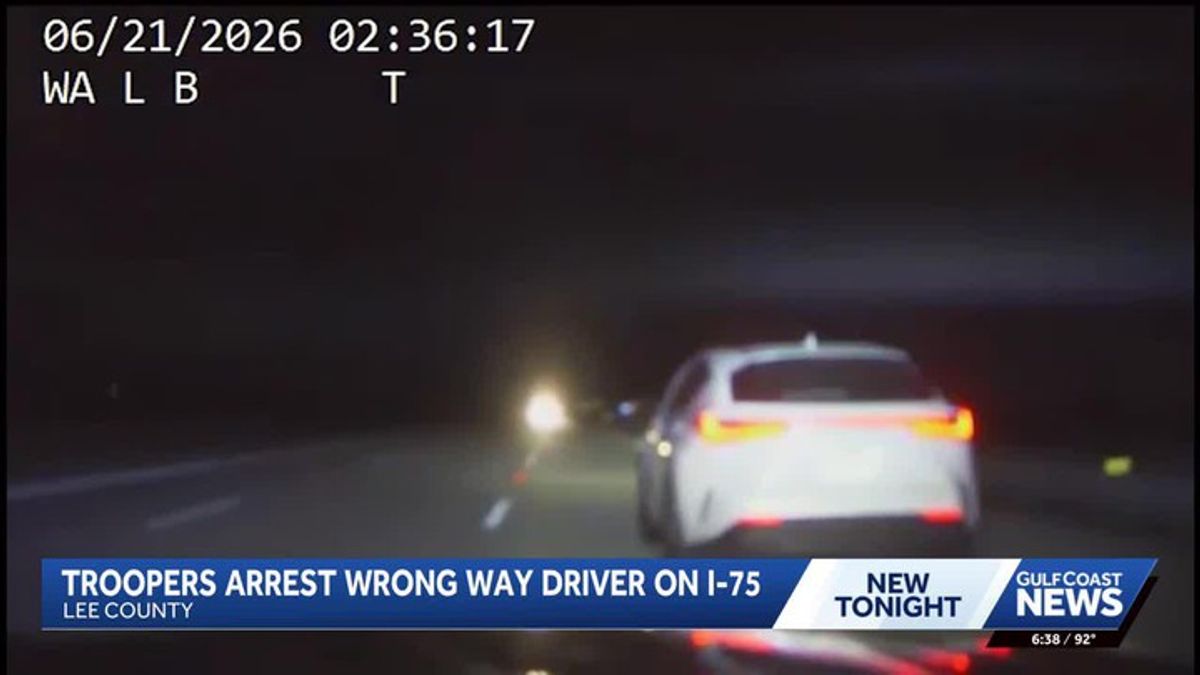Accused wrong-way driver arrested after PIT maneuver on I-75 in Lee ...
