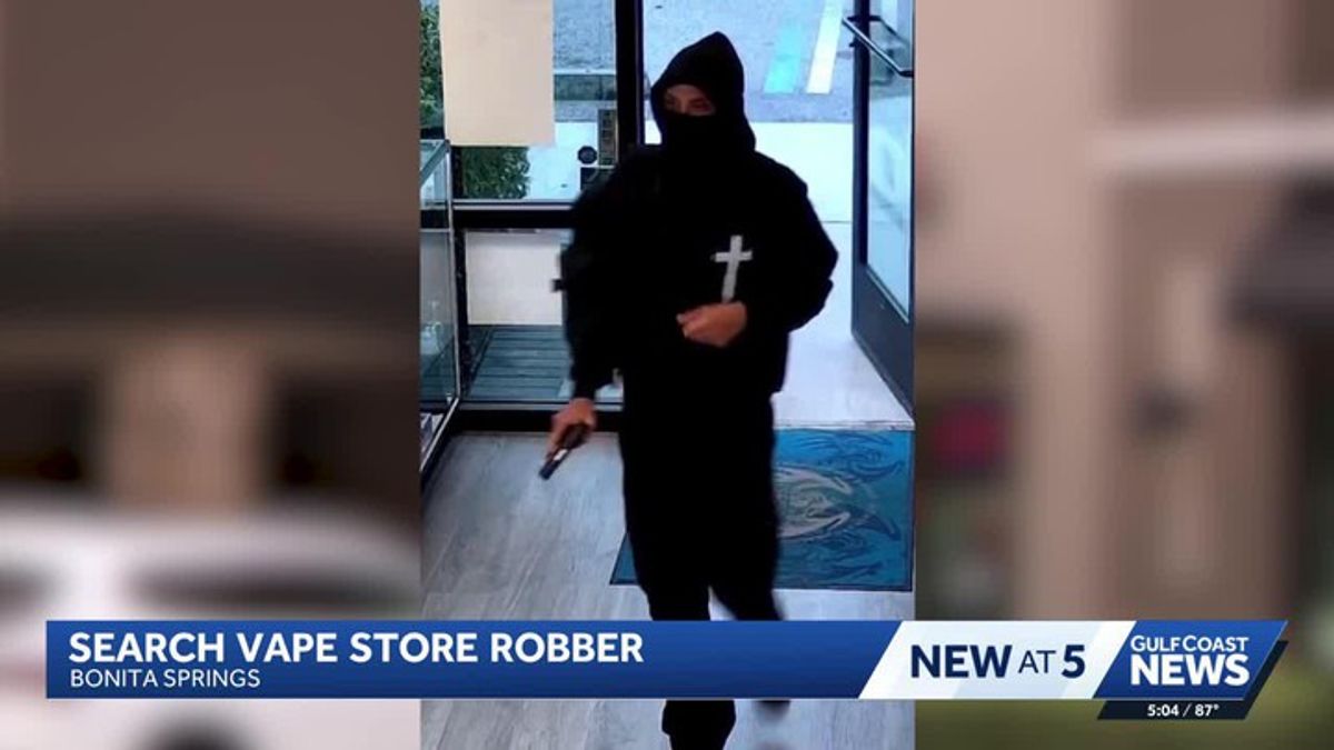 Suspect sought in Bonita Beach Road smoke shop armed robbery | Haystack ...