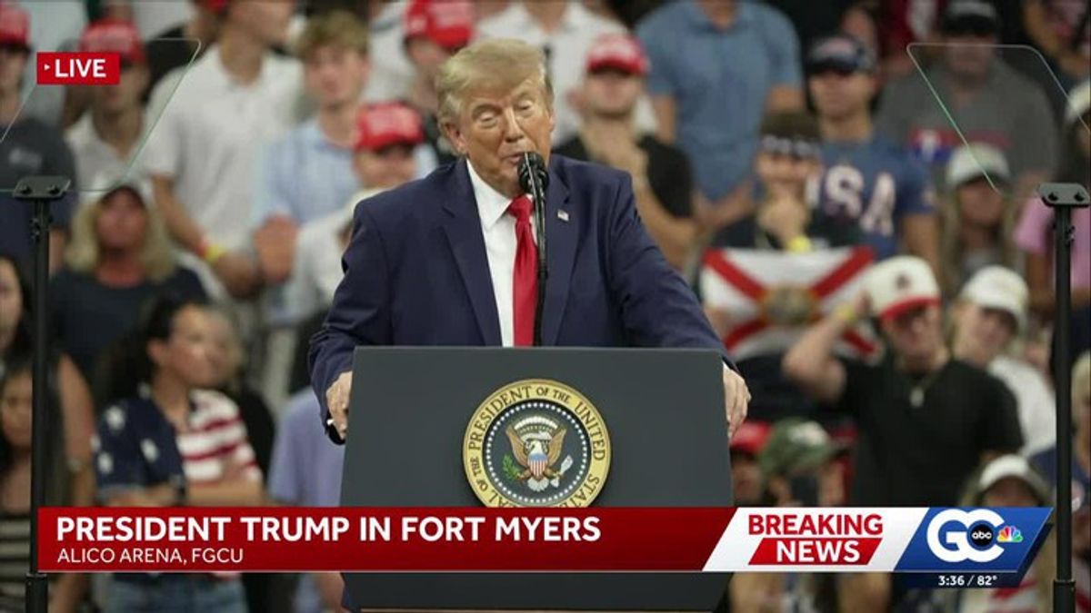 Full Speech: President Donald Trump headlines GOP midterm rally in Fort ...