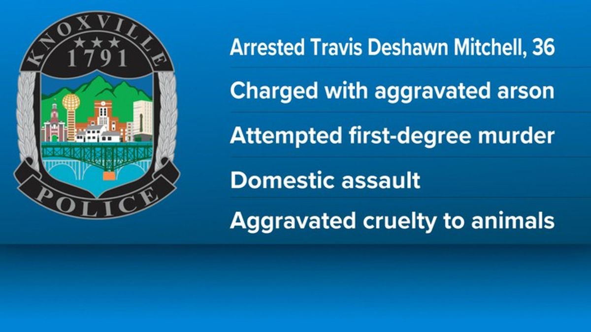 Man arrested for attempted murder after arson in East Knoxville ...