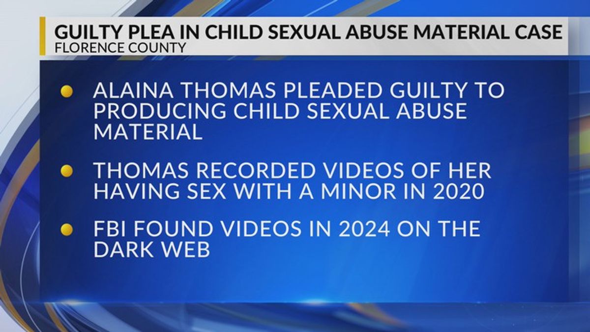 Florence woman pleads guilty to filming child sexual abuse material ...