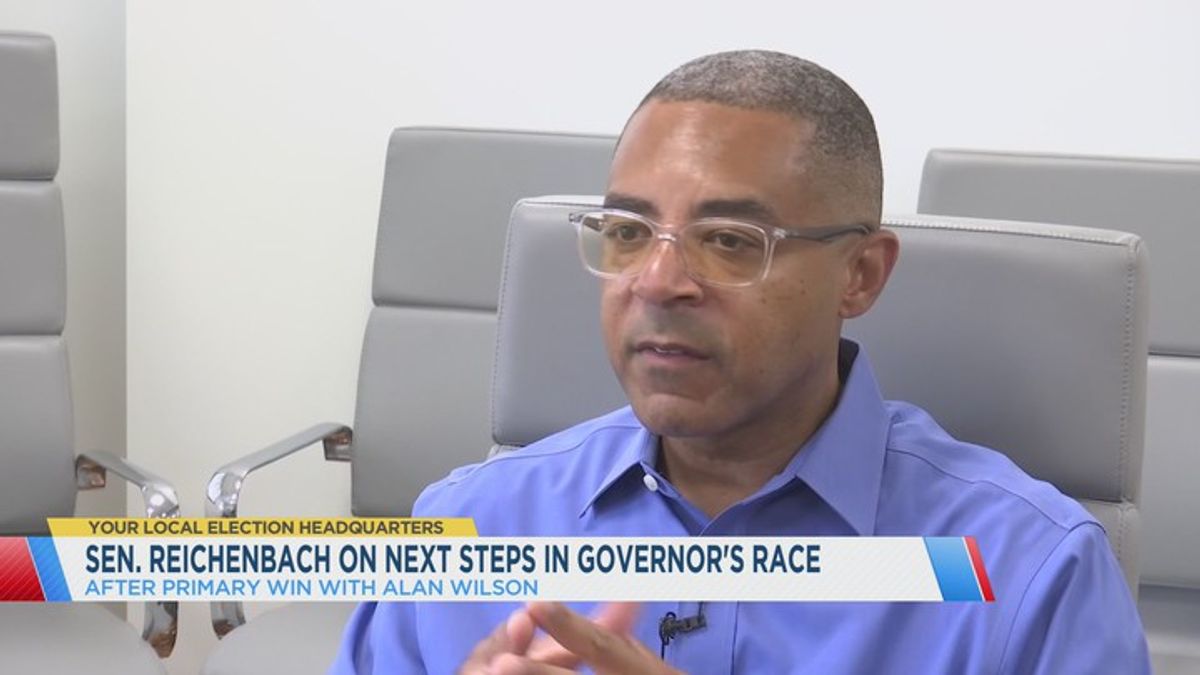 Sen. Mike Reichenbach, lieutenant governor candidate, speaks for first ...