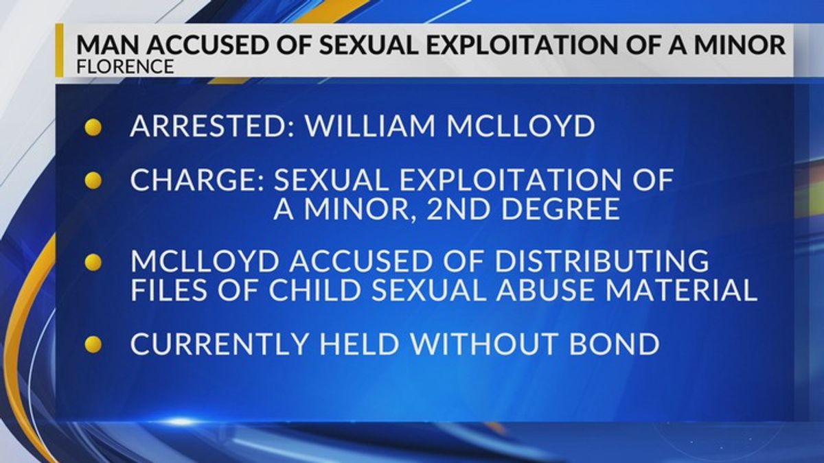 Florence man accused of sexual exploitation of minor | Haystack News