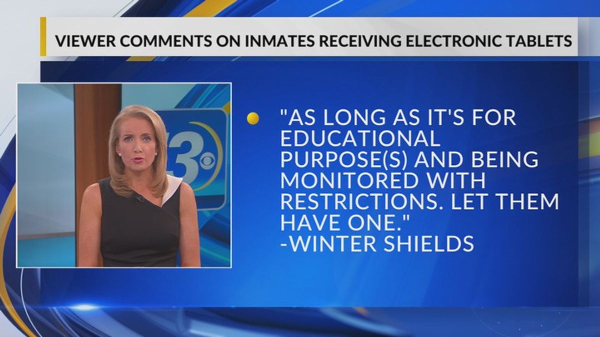 Inmate tablets introduced at J. Reuben Long Detention Center | Haystack ...