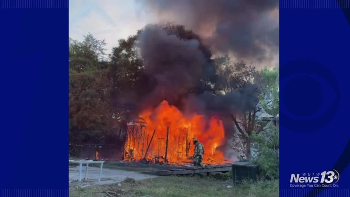 Fire destroys outbuilding in Conway area; no injuries reported ...