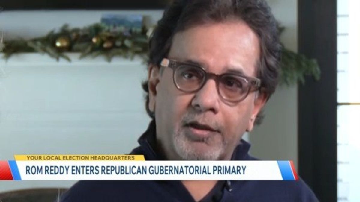 Rom Reddy enters Republican gubernatorial primary | Haystack News