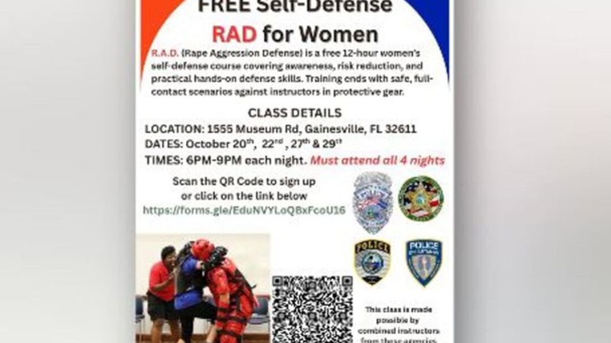 Alachua County law enforcement agencies host free self-defense classes ...