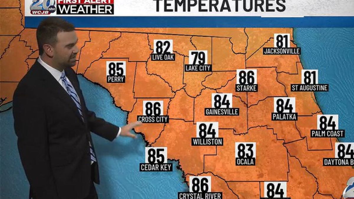 WCJB First Alert Weather | 12 P.M. Thursday | Haystack News