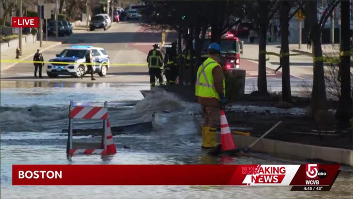 Crews working to remedy massive Boston water main break | Haystack News