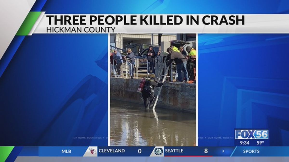 Crews find 3 dead inside car driven into western Kentucky river ...