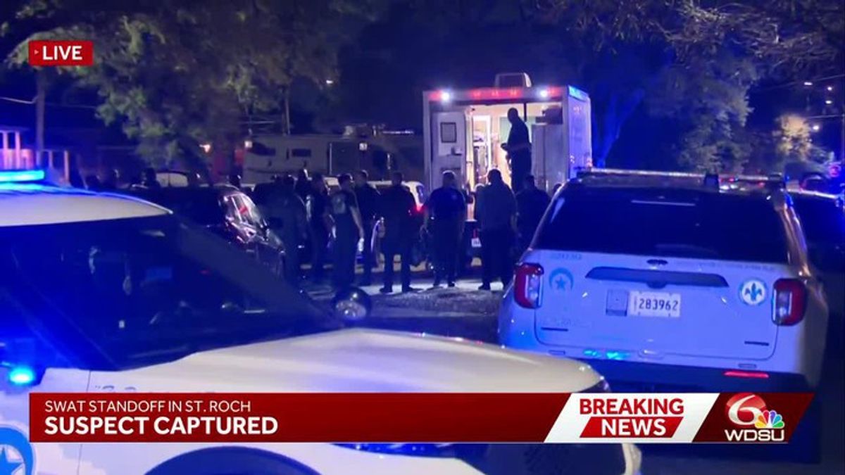 Wanted suspect captured after SWAT roll, stand-off in New Orleans ...