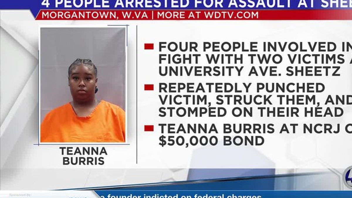 4 people arrested for Morgantown assault, victim repeatedly kicked in ...