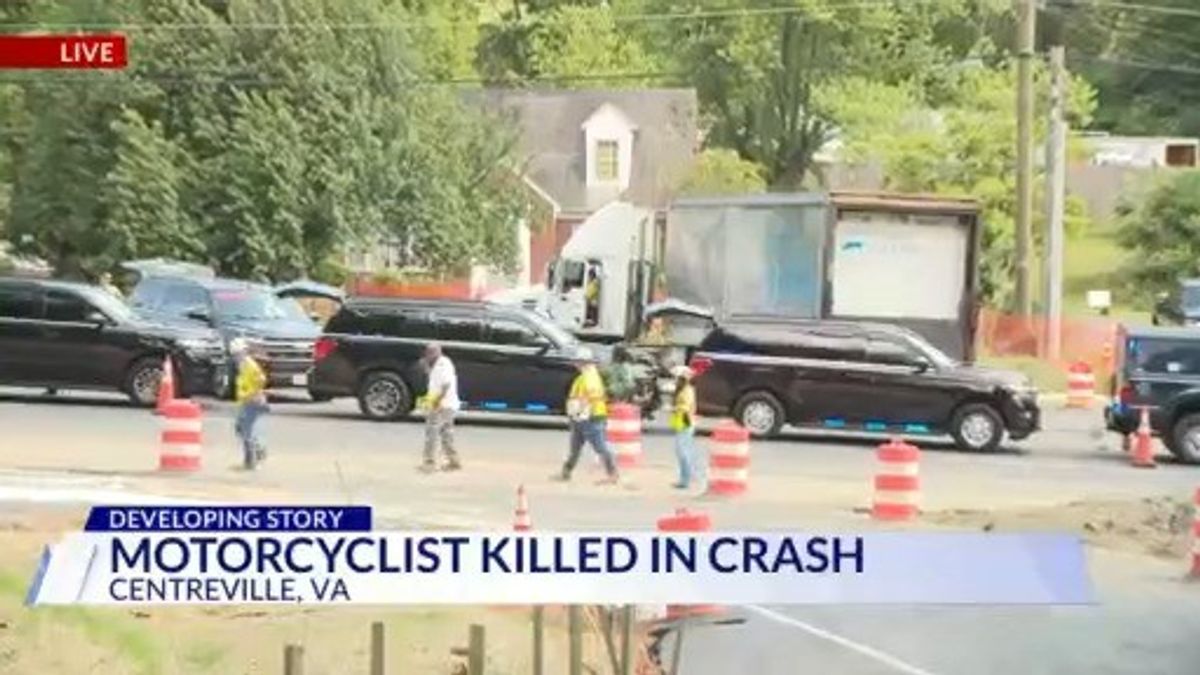 1 dead after motorcycle, tractor-trailer crash in Fairfax County ...