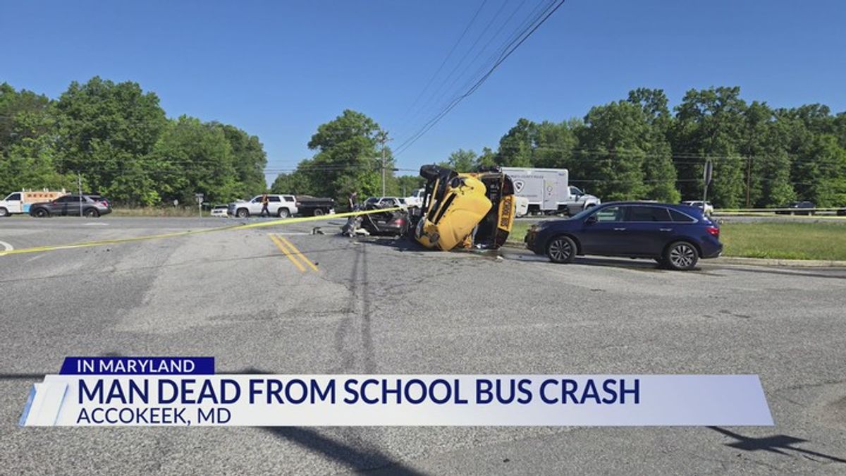 School bus involved in multi-vehicle crash on Indian Head Highway; 1 ...