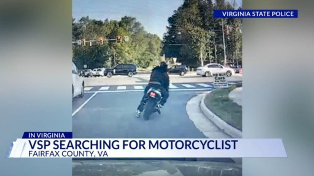 Motorcyclist eludes Virginia State Police trooper in high-speed chase ...