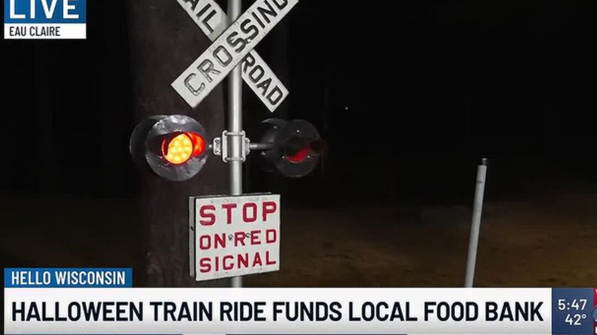 LIVE @5:45 - Halloween Train Ride Funds Local Food Bank | Haystack News