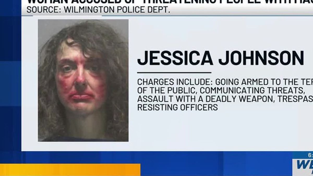 Warrant: Machete-wielding woman arrested in Wilmington after ...