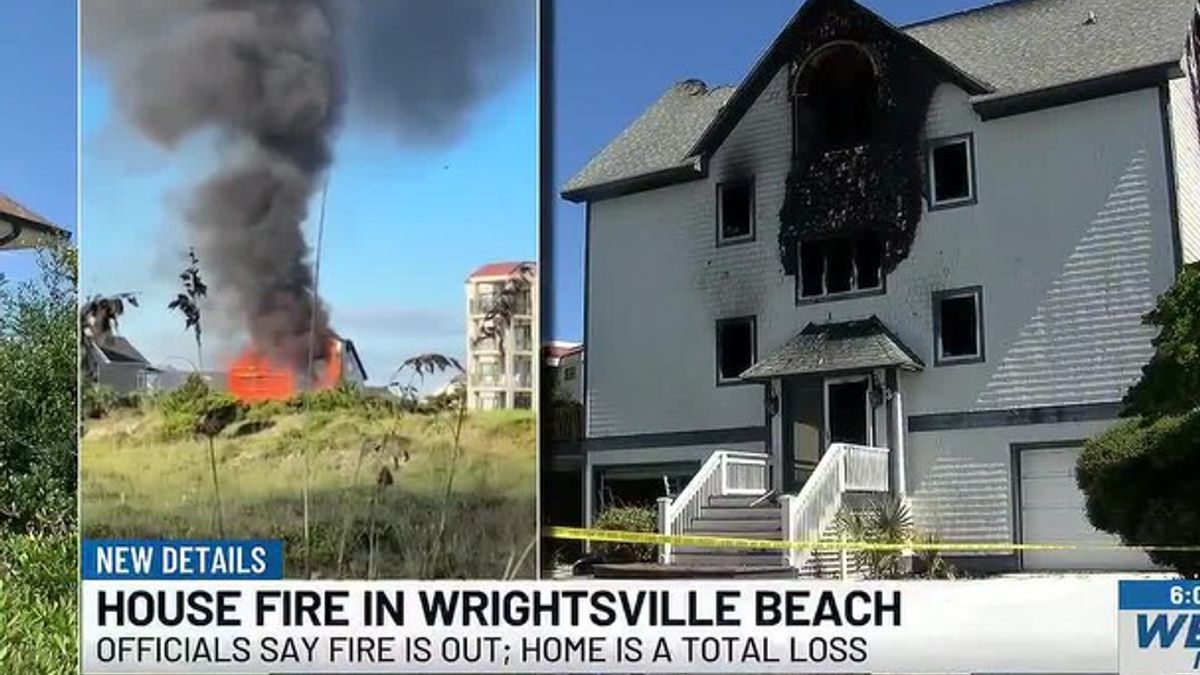 Fire destroys Wrightsville Beach home, roads reopen | Haystack News