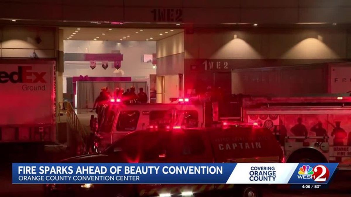 Fire breaks out at convention center in Orlando ahead of Ulta Beauty ...