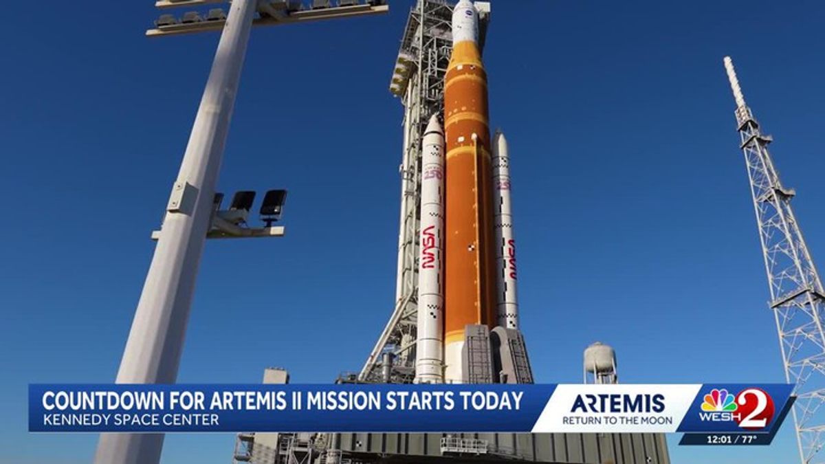 Countdown begins for Artemis II launch from Florida in NASA's mission ...