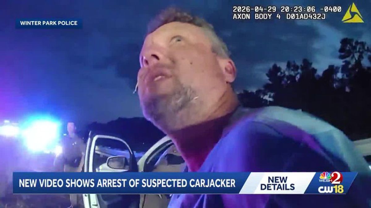 Bodycam shows arrest of armed Winter Park carjacking suspect after I-4 ...
