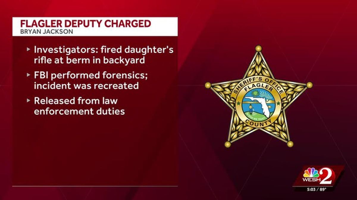 Flagler County deputy facing charges after stray bullet grazes 11-year ...