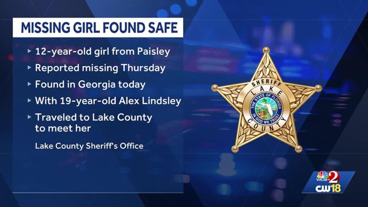 Missing 12-year-old from Central Florida found safe in Georgia ...