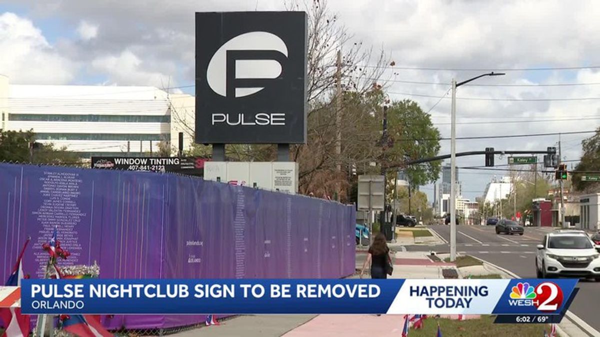 Iconic Pulse nightclub sign removal begins in Orlando | Haystack News