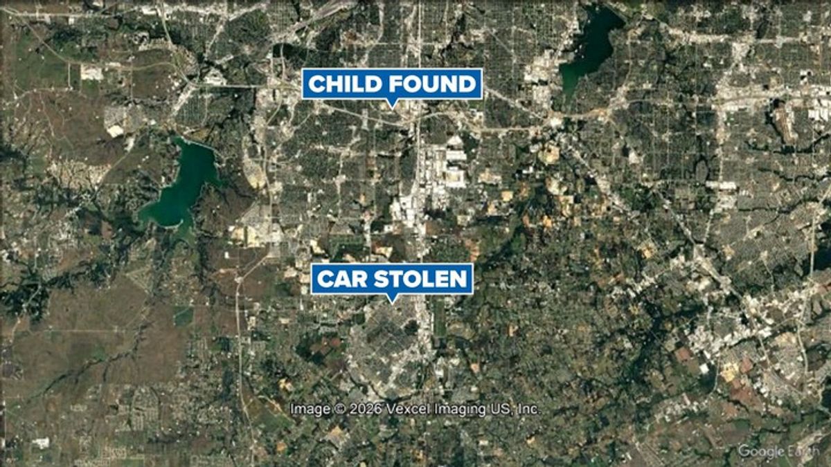 North Texas man in custody after allegedly stealing car with child ...