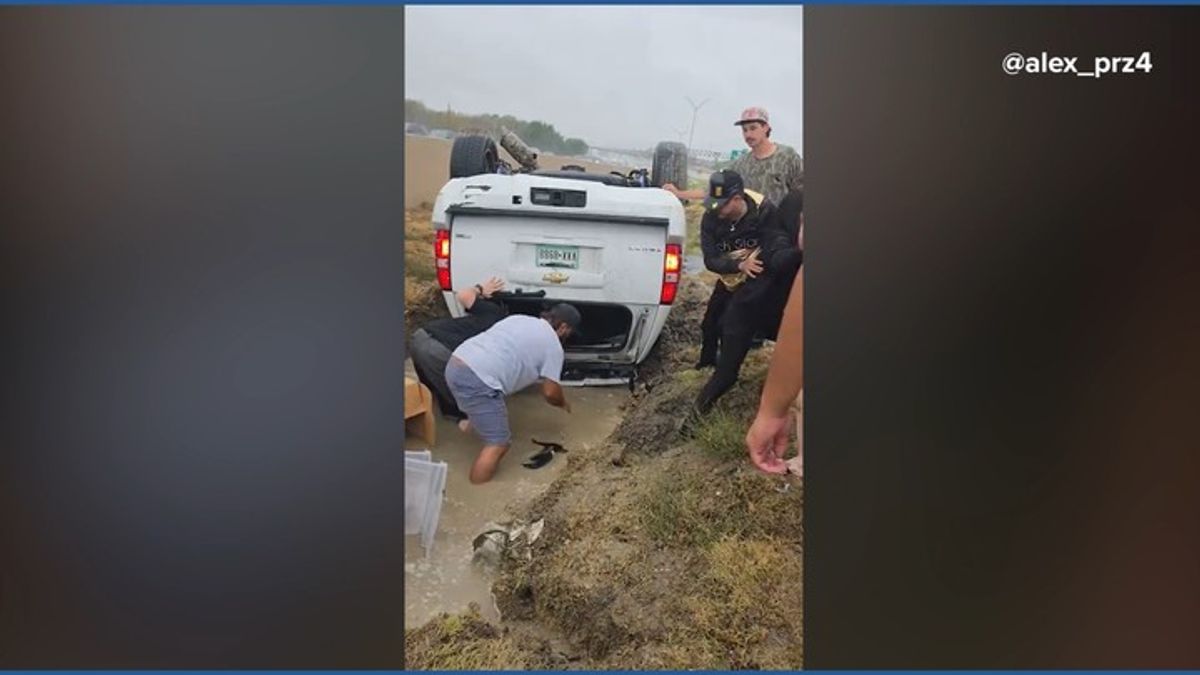 North Texas woman rescued from overturned SUV in viral video speaks out ...