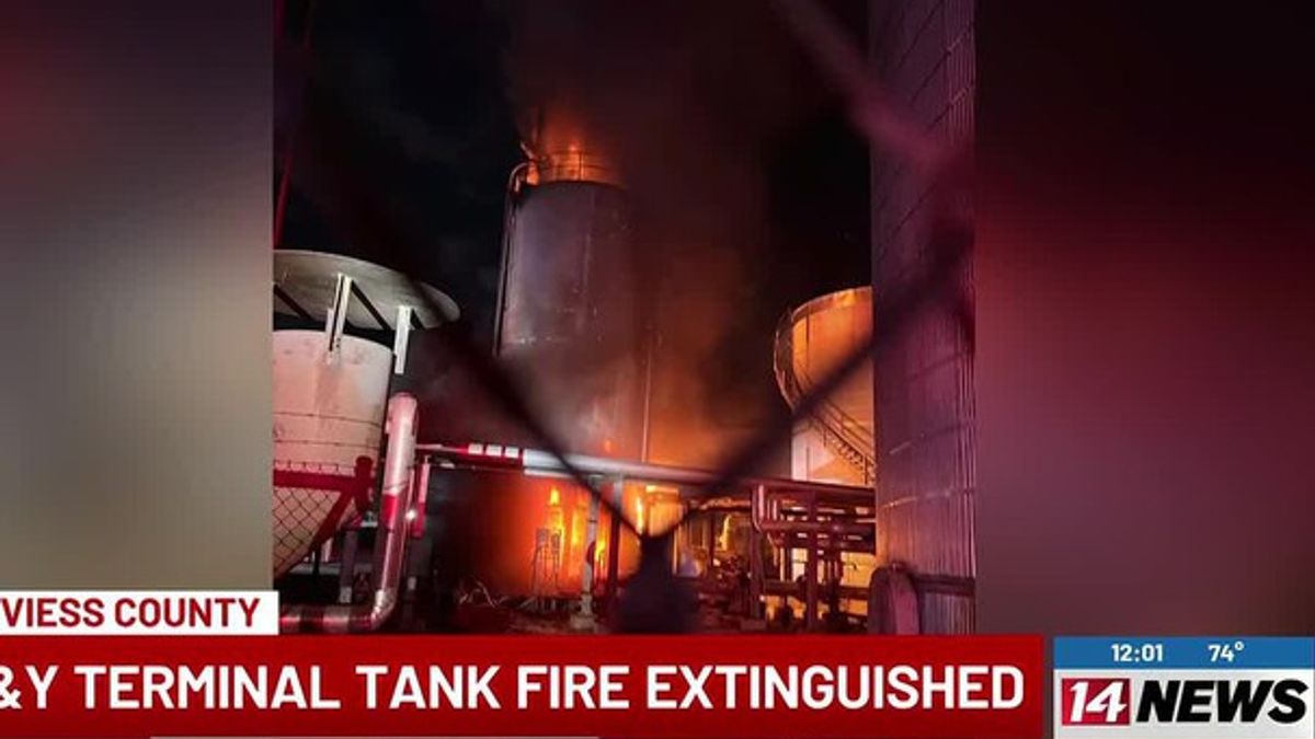 Crews battle chemical tank fire at S&Y terminal in Daviess Co ...
