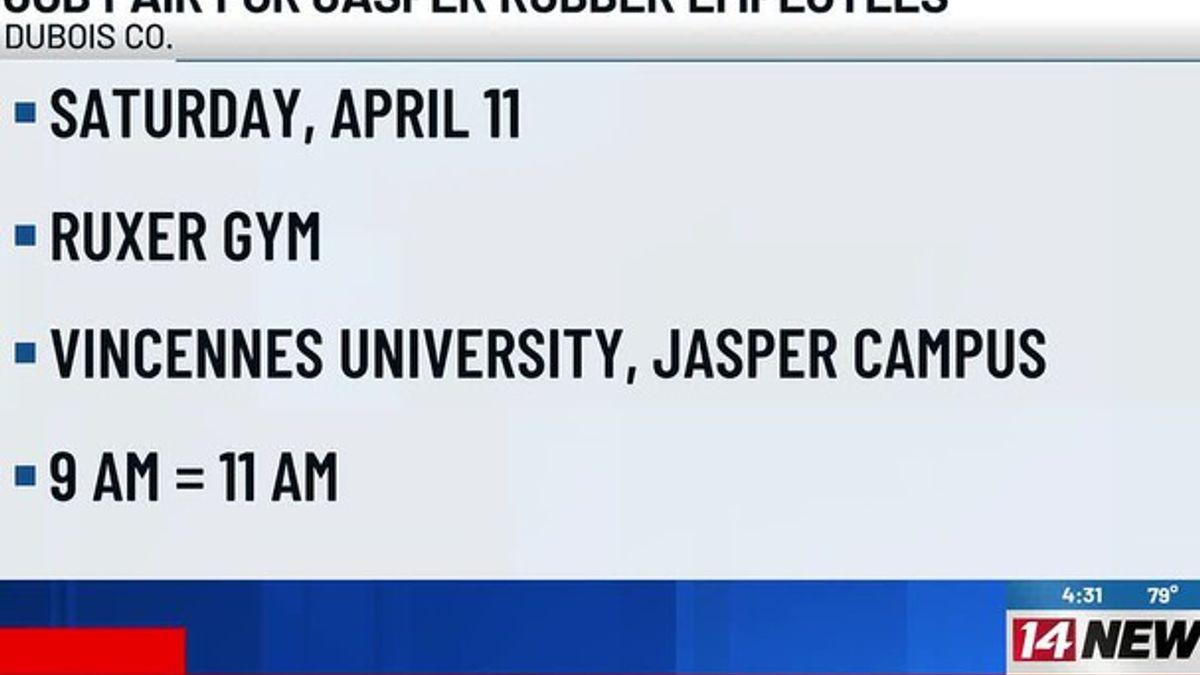 Job fair planned for employees impacted by upcoming Jasper Rubber ...