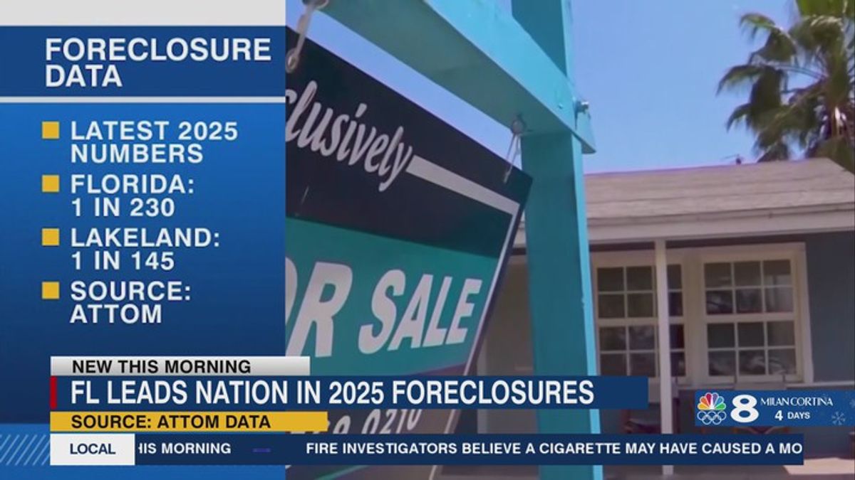 Florida leads the country in home foreclosures, report says | Haystack News