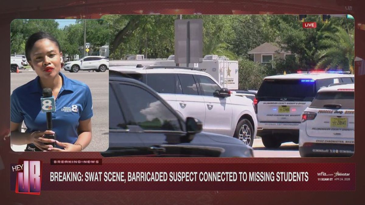 Barricaded subject linked to missing USF students investigation in ...