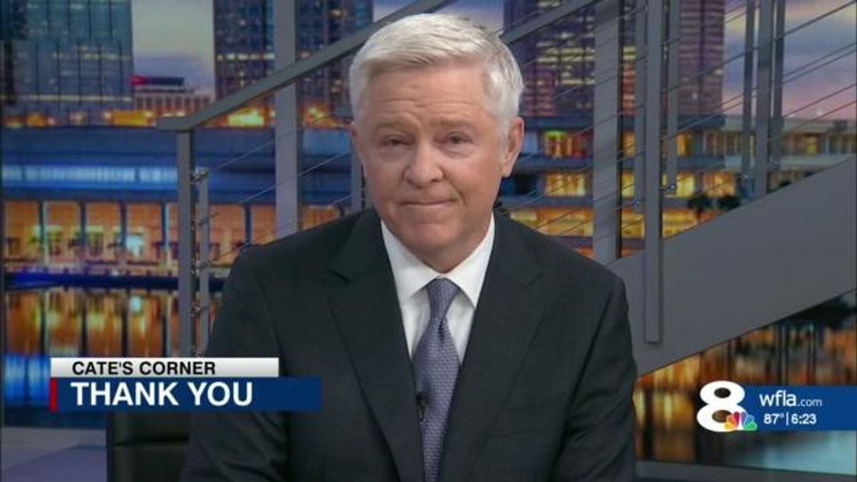 THANK YOU! WFLA's Keith Cate signs off for the final time | Haystack News