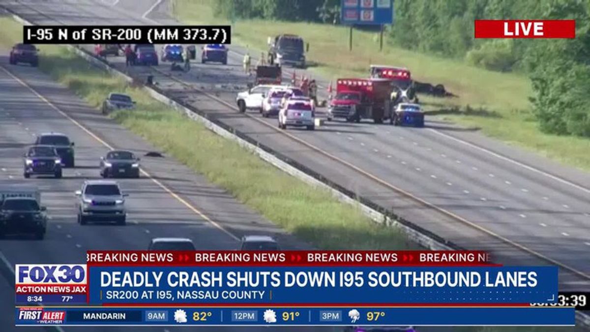 Fatal crash shuts down I-95 lanes in Nassau County | Haystack News