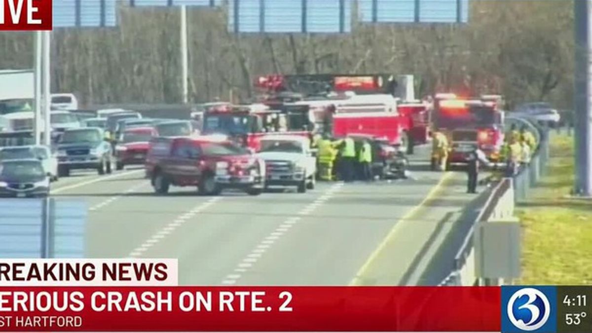Multi-vehicle crash closes lanes on Route 2 in East Hartford | Haystack ...