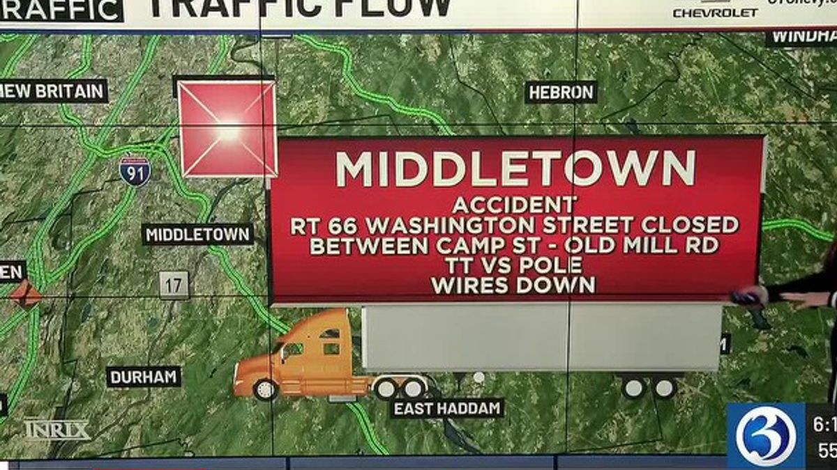 FIRST ALERT TRAFFIC: Tanker crash closes Route 66 in Middletown ...
