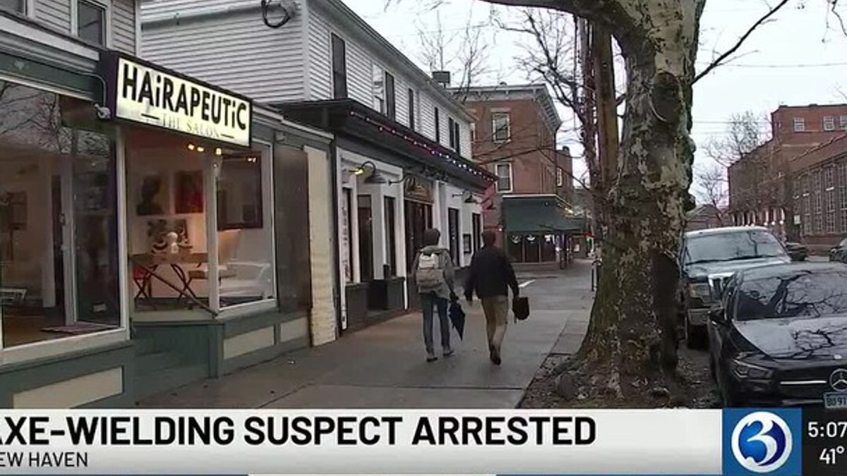 Man smashes several New Haven storefronts with axe, police say ...